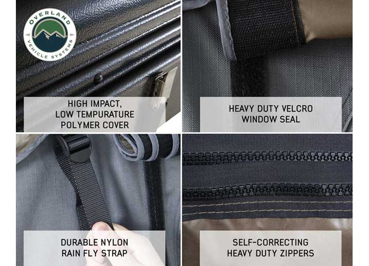 BUSHVELD HARD SHELL ROOFTOP TENT FOR 4 ADVENTURERS