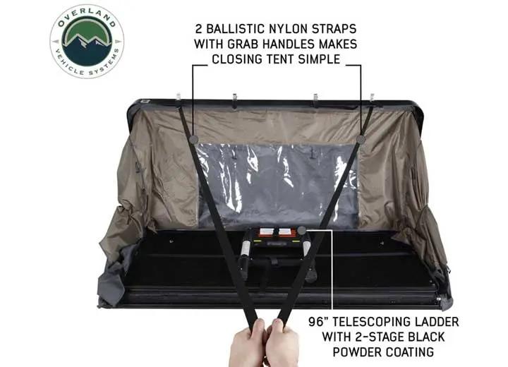 BUSHVELD HARD SHELL ROOFTOP TENT FOR 4 ADVENTURERS