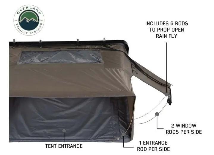 BUSHVELD HARD SHELL ROOFTOP TENT FOR 4 ADVENTURERS