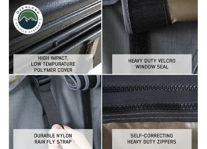 BUSHVELD HARD SHELL ROOFTOP TENT FOR 4 ADVENTURERS