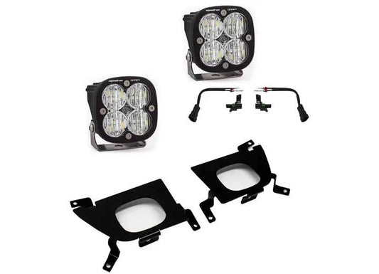 Baja Designs Chevy/GMC Squadron Sport Fog Pocket Light Kit (Clear - Wide Cornering)