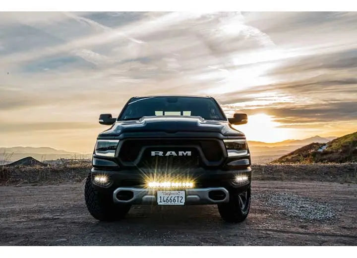 Baja Designs Dodge Ram S2 Sport Dual Fog Pocket Light Kit (Clear - Wide Cornering)