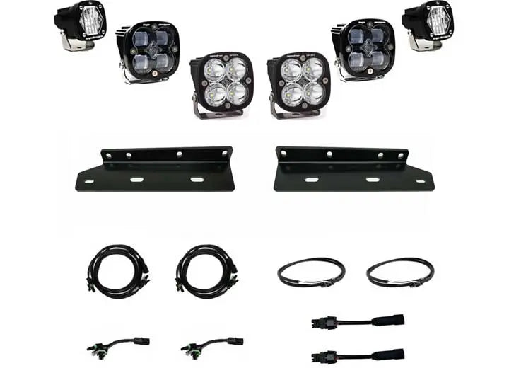 Baja Designs Ford Squadron SAE/S1 Fog Pocket Light Kit (Clear - SAE Fog)