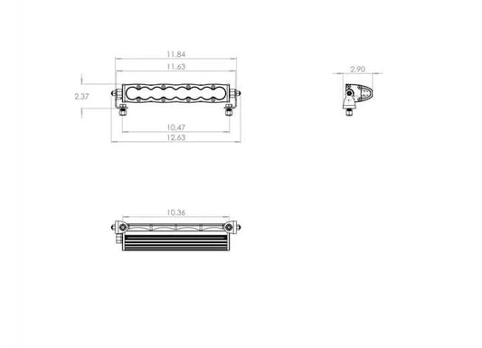 Baja Designs S8 Straight LED Light Bar - Driving/Combo (Clear)