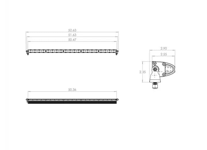 Baja Designs S8 Straight LED Light Bar (Clear - Driving/Combo)