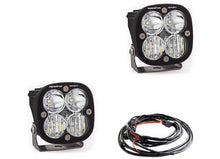 Baja Designs Squadron Sport Black LED Auxiliary Light Pod Pair (Clear - Driving/Combo)