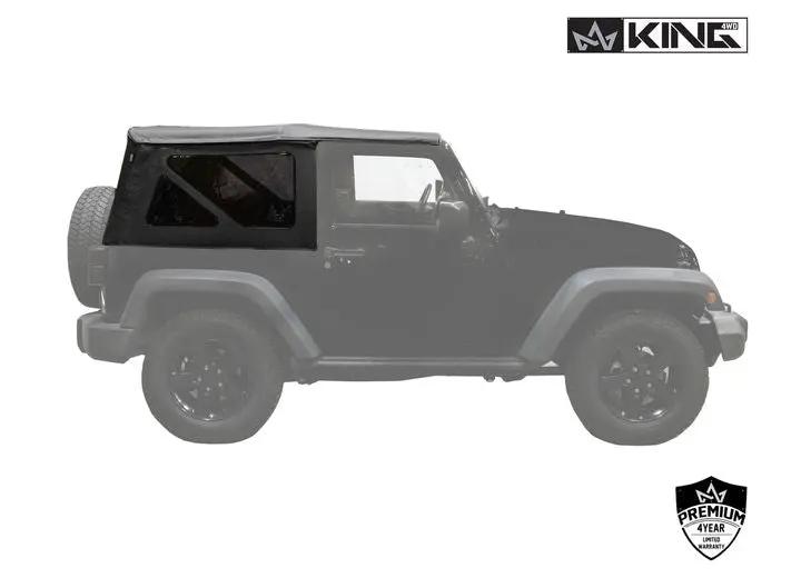Black Diamond Replacement Soft Top for 2010-2018 Jeep Wrangler JK 2 Door