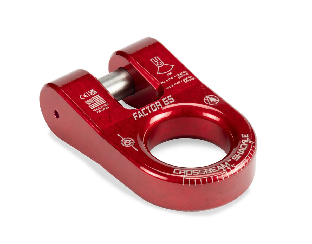 Factor 55 - CROSSBEAM SHACKLE RED