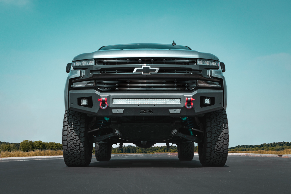 Body Armor 4x4 2019 -2021 Chevy Silverado 1500 Ambush Series Front Bumper (Non-Winch) GM-19344