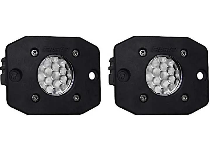 Compact IP68-Rated 1000 Lumens Flush Mount Backup Lighting Kit by Rigid Industries