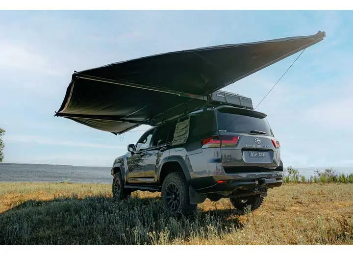 Ironman 4x4 - DELTAWING 5.9FT WATERPROOF FREESTANDING AWNING WITH LED LIGHTING & UV50 PROTECTION