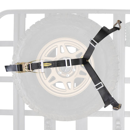 Smittybilt DP802 Defender Platform 3-Way Tire Strap - view 2