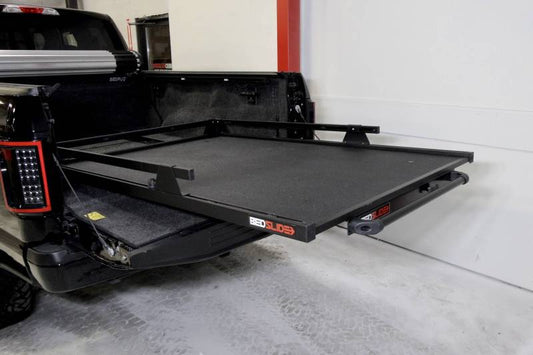 BEDSLIDE 2000 Black Heavy Duty 79" x 48" – Maximum Strength Truck Bed Cargo Solution Bedslide