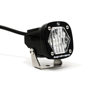 Baja Designs 380005 S1 Black LED Light Pod (Wide Cornering Clear)