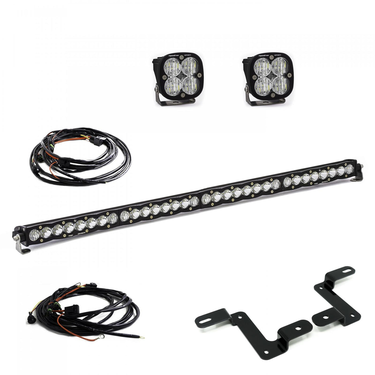 Baja Designs 447506 Squadron Sport/S8 40 Inch A-Pillar/Cowl Mount Light Kit