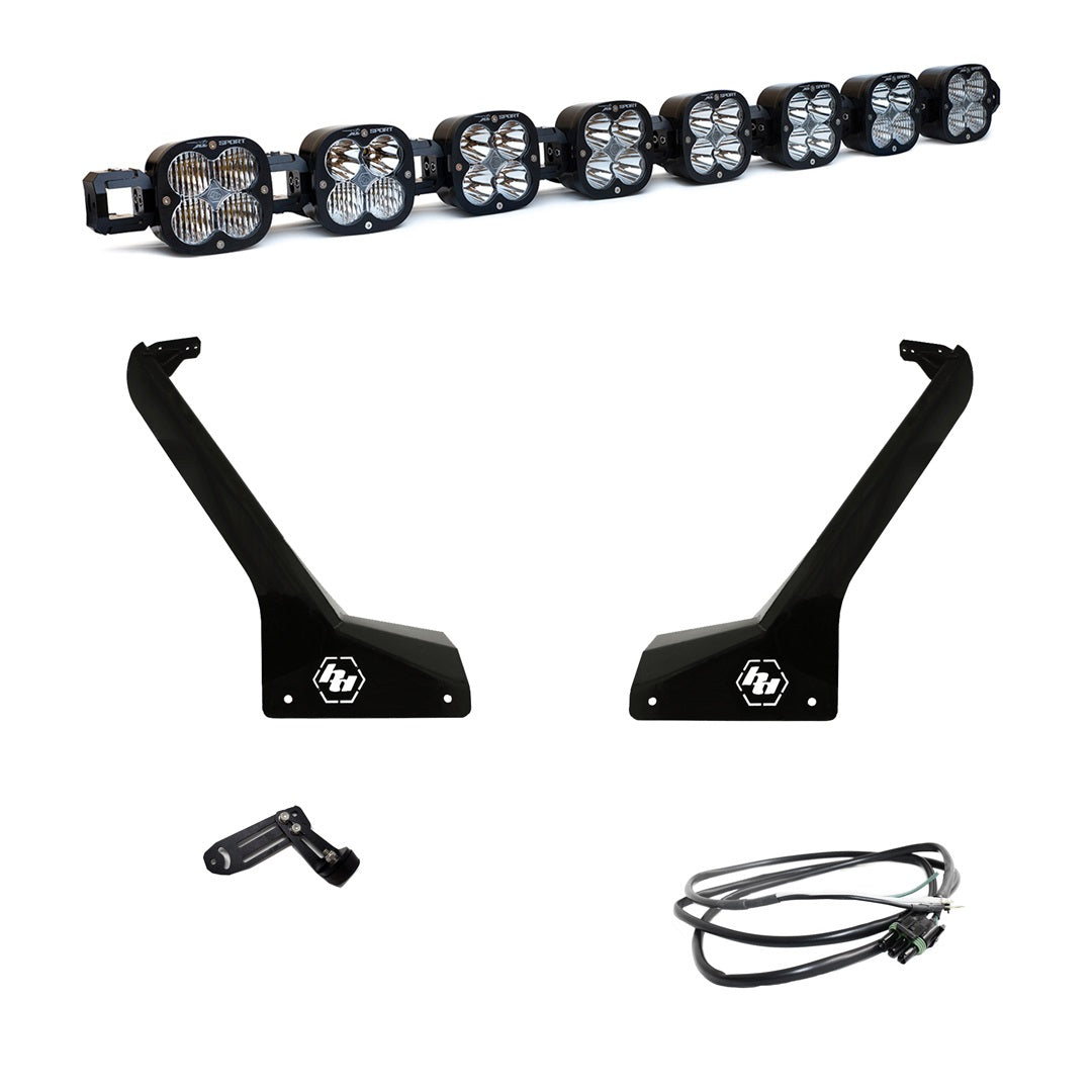 Baja Designs 447664UP Jeep JL/JT 8XL Linkable Roof Mount Light Kit
