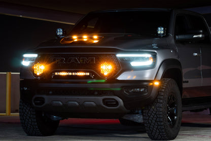 Baja Designs LP9 Pro Bumper Kit - '19-24 1500 Rebel; '21-24 1500 TRX (Driving/Combo; Clear) 448044
