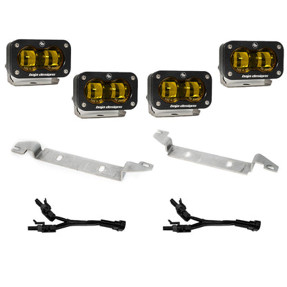 Baja Designs 448167 2022-On Toyota Tundra S2 SAE Amber,OEM Fog Replacement Kit - view 3