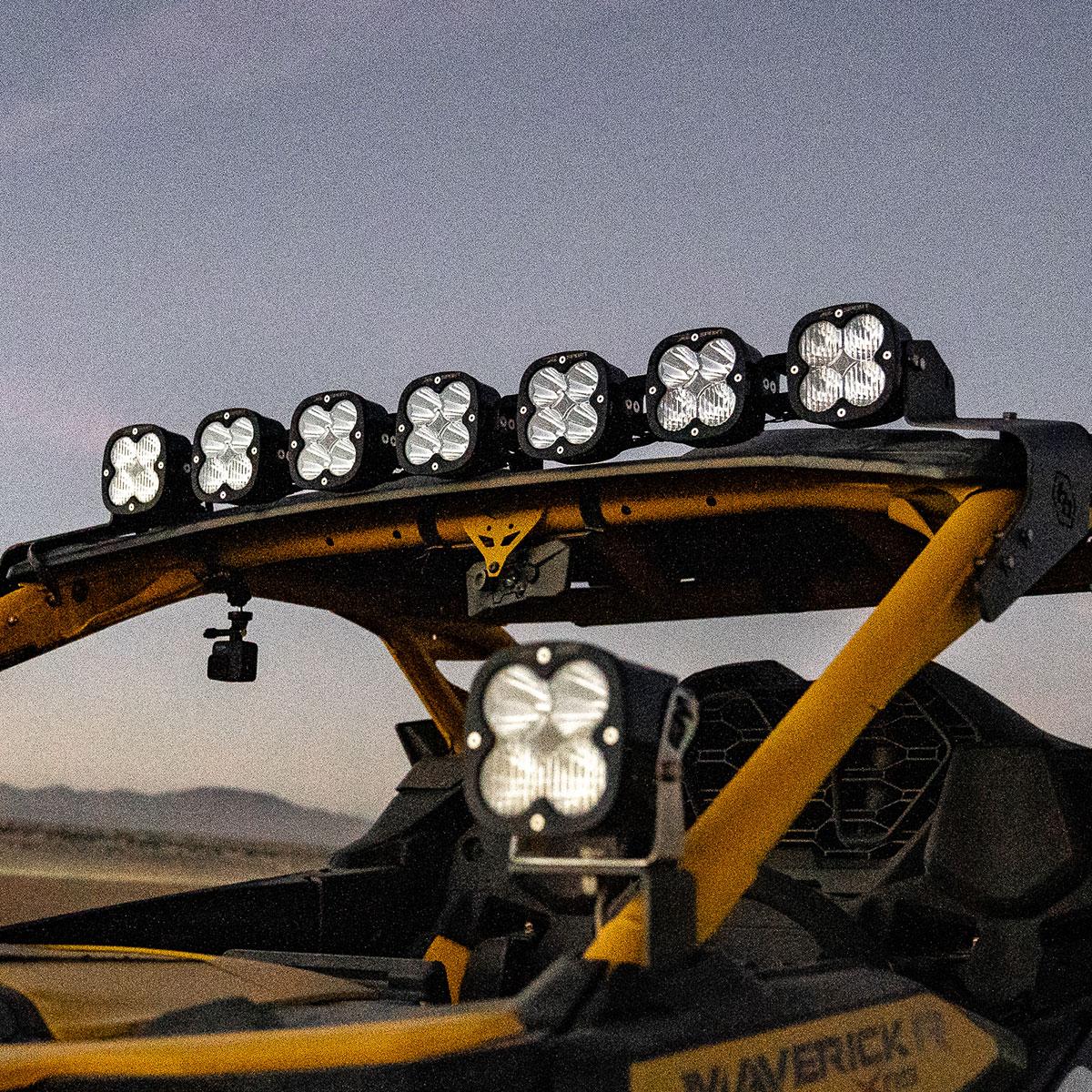 Baja Designs 448200 Can-Am, Maverick R, 7XL Linkable Roof Mount Kit