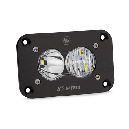 Baja Designs S2 Pro Black Flush Mount LED Light Pod (Driving/Combo; Clear) 481003