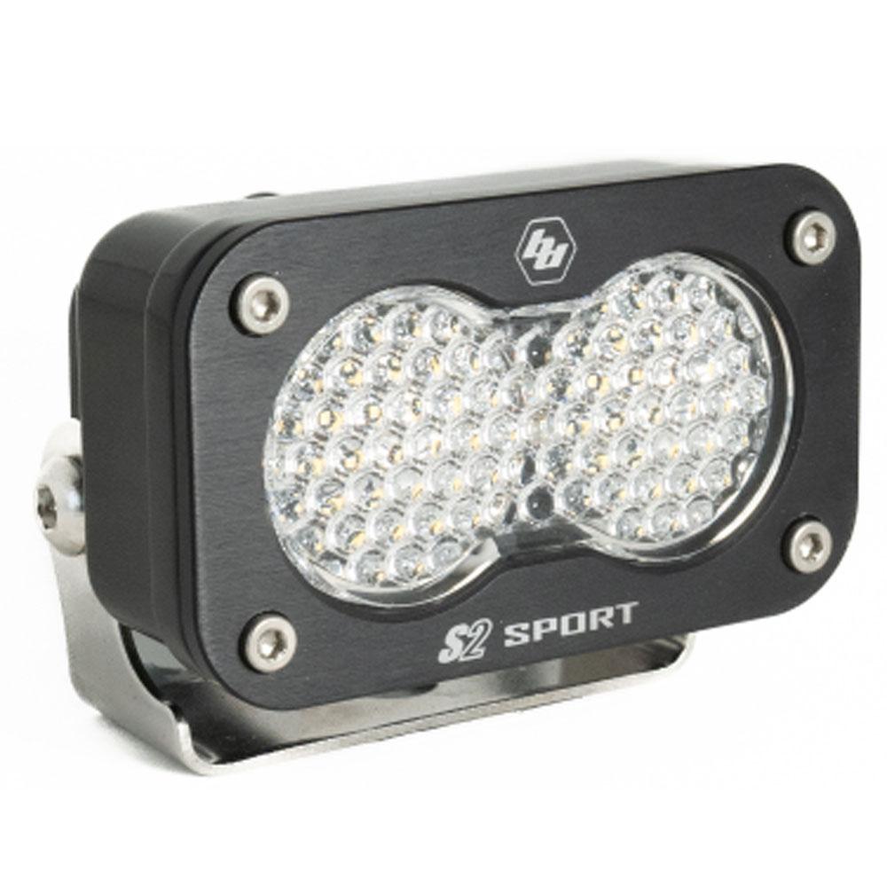 Baja Designs 540006 S2 Sport Black LED Light Pod (Work/Scene Clear)