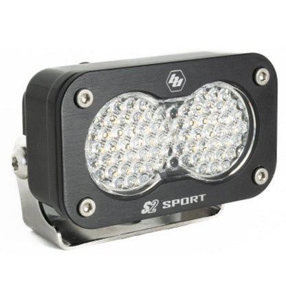 Baja Designs 540006 S2 Sport Black LED Light Pod (Work/Scene Clear)