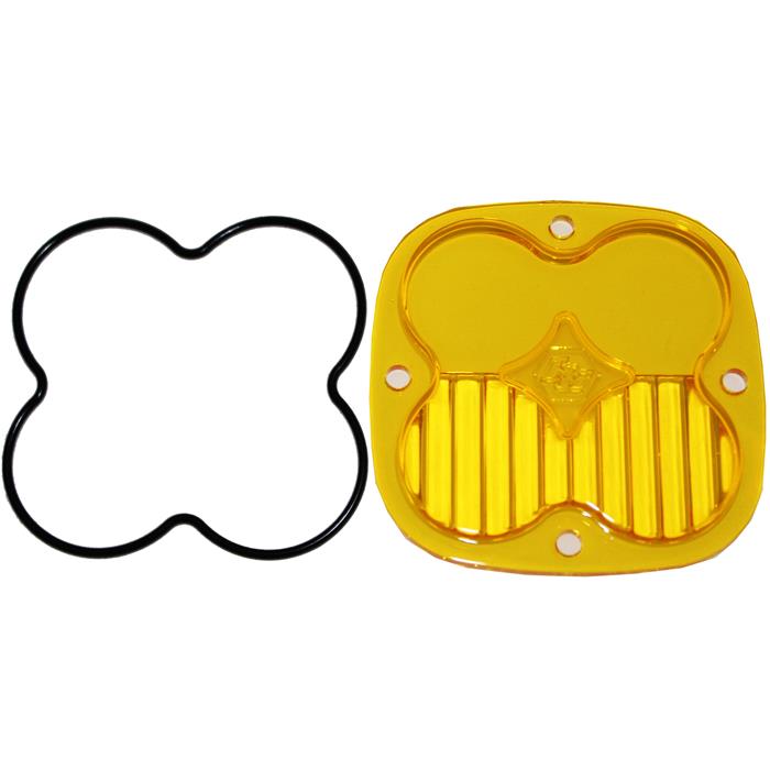 Baja Designs 668413 Squadron Light Pod Lens Kit (Driving/Combo Baja Amber)
