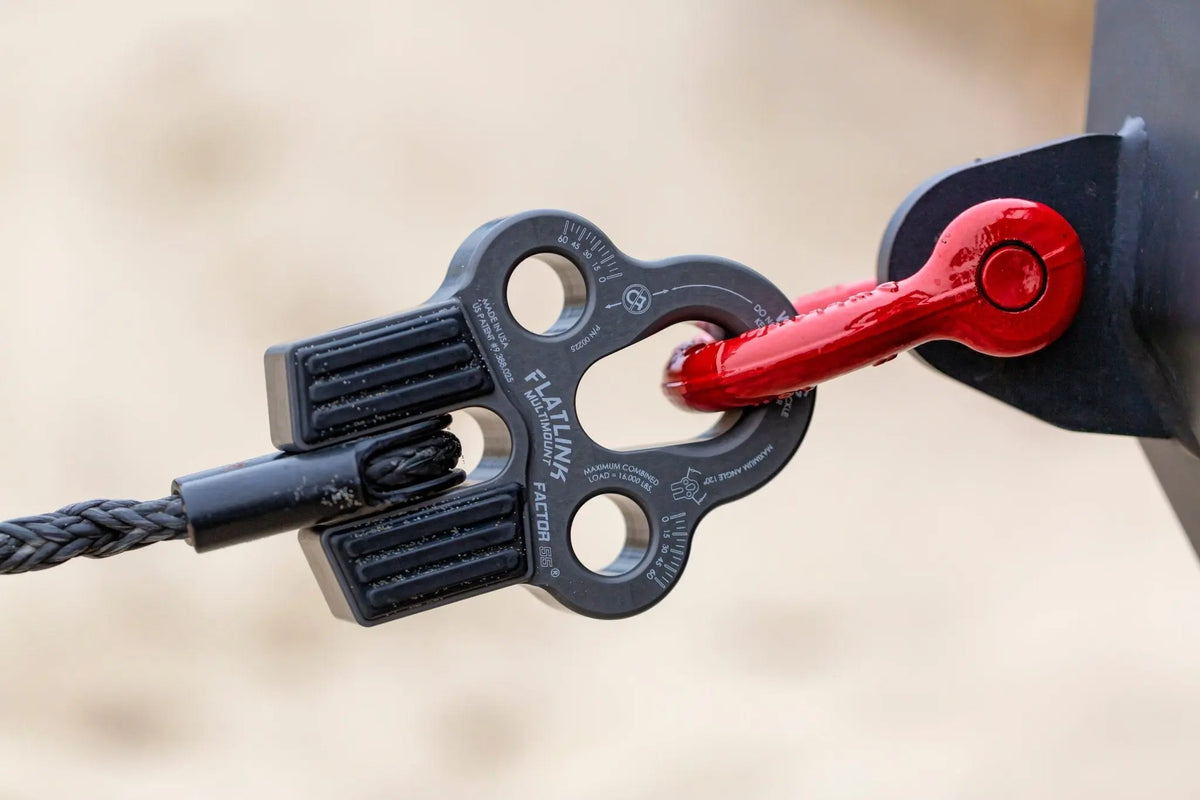 Factor 55 - FLATLINK MULTIMOUNT WINCH SHACKLE MOUNT - GRAY