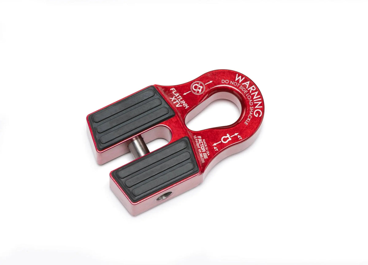 Factor 55 - FLATLINK XTV WINCH SHACKLE MOUNT - RED