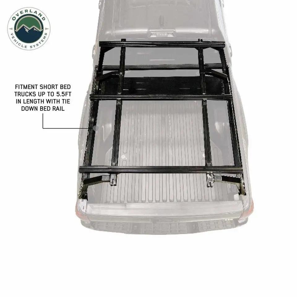 FULL-SIZE TRUCK DISCOVERY RACK WITH SIDE CARGO PLATES AND FRONT TRAY SYSTEM KIT