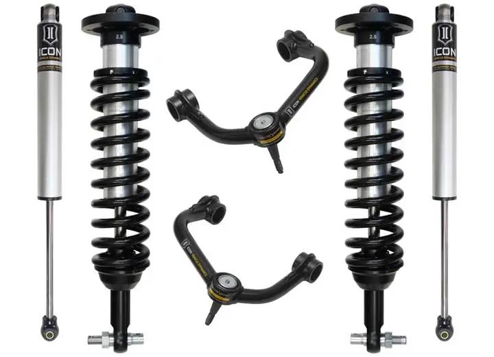 Ford F150 4WD Stage 2 Suspension System with Tubular UCA - 0-2.63" Lift (2015 and Newer)
