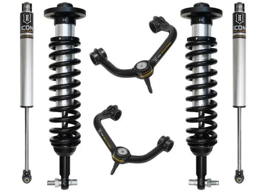 Ford F150 4WD Stage 2 Suspension System with Tubular UCA - 0-2.63" Lift (2015 and Newer)