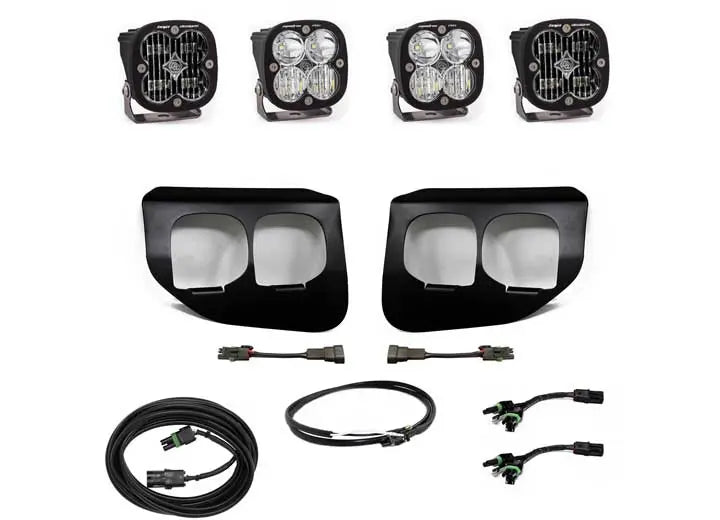 Ford Squadron SAE Pro Fog Pocket Light Kit (Clear - SAE Fog) | 2020-2022 F-250/F-350 Super Duty