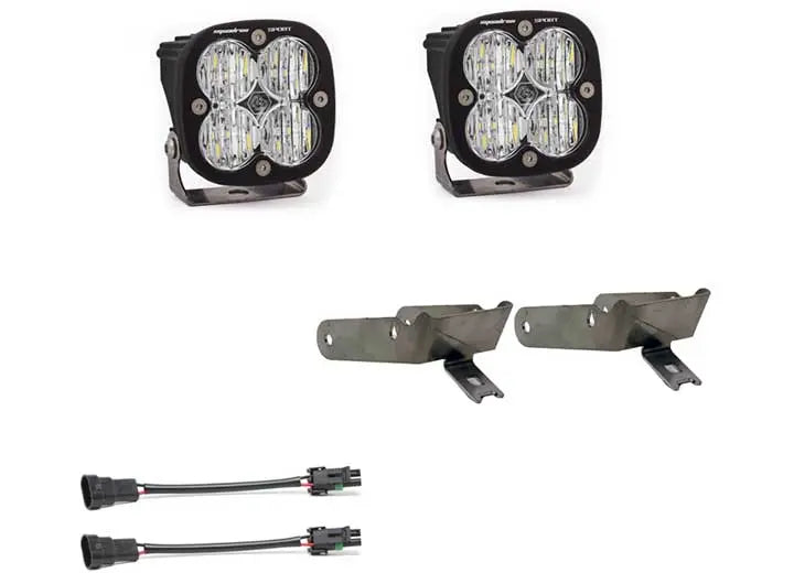 Ford Squadron Sport Fog Pocket Light Kit for 1999-2010 F-250/350 Super Duty - Clear Wide Cornering by Venture Overland Company