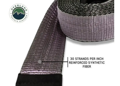 Heavy-Duty 20,000 LB Tow Strap - 2" x 30' with Storage Bag and Reinforced Ends