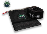 Heavy-Duty 40,000 LB Towing Strap - 4" x 8' Gray with Black Ends & Storage Bag