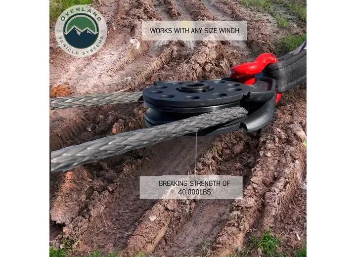 High-Performance 16K LBS Snatch Block for Heavy-Duty Lifting and Towing