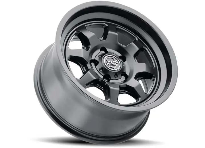 ICON ALLOYS NUEVO SATIN BLACK - 17 X 8.5 / 6 X 5.5 Wheels
