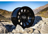 ICON Alloys Hulse Dual Black 17x8.5 Wheel 6x5.5 Bolt Pattern 0mm Offset 4.75" Backspacing