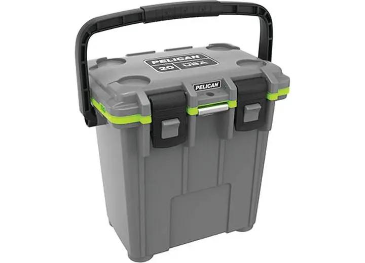 IM 20QT ELITE COOLER DKGRY/EGRN