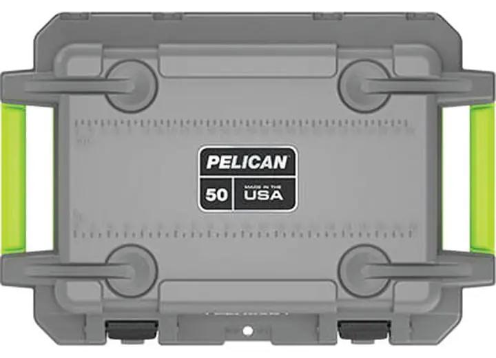 IM 50QT ELITE COOLER DKGRY/EGRN Pelican