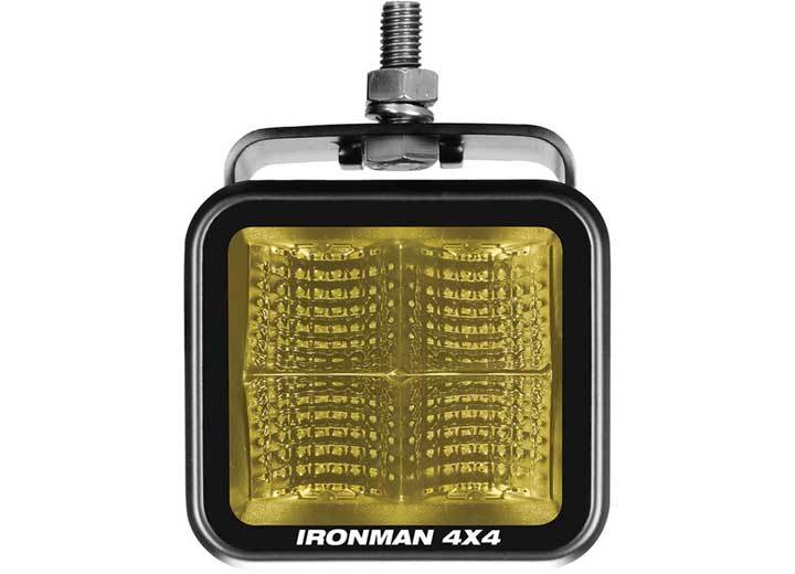 20W Amber LED Cube Flood Light Kit - 2.8 Inch Ironman 4x4
