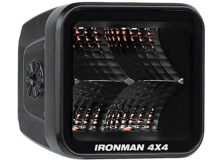 20W Red LED Cube Light with Flood Beam - 2.8 Inch