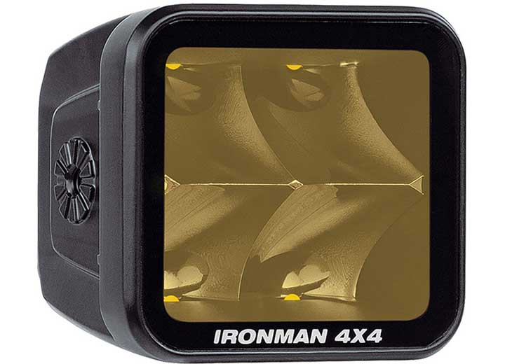 20W Amber Spot Beam LED Cube Light Kit - 2.8 Inch Ironman 4x4