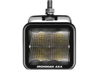 40W Clear Flood Beam LED Cube Light Kit - 3.2 Inch Ironman 4x4