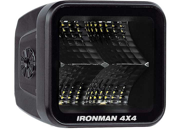 40W Clear Flood Beam LED Cube Light Kit - 3.2 Inch Ironman 4x4