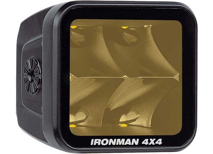 40W Amber Spot Beam LED Cube Light - 3.2 Inch