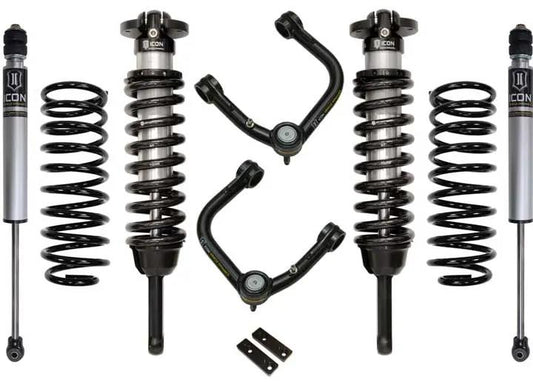 Icon Vehicle Dynamics 0-3.5in Lift Suspension System for Toyota FJ Cruiser/4Runner – Stage 2 with Tubular Upper Control Arms for Superior Off-Road Performance