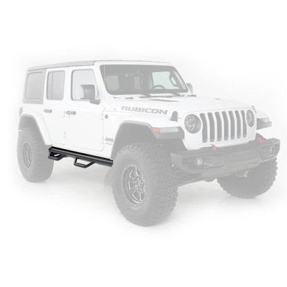 Smittybilt J1866 Nerf Steps Textured Black (18+ JLU) - view 2