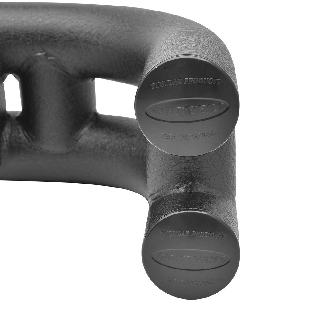 Smittybilt TA25 3" Tube Bumper End Cap Pair Black